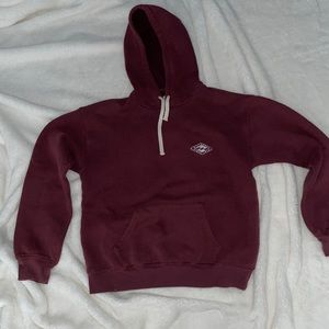 Maroon billabong jacket